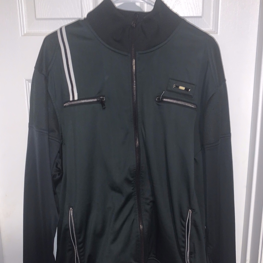 Black 3x polyester mens Cavi jacket